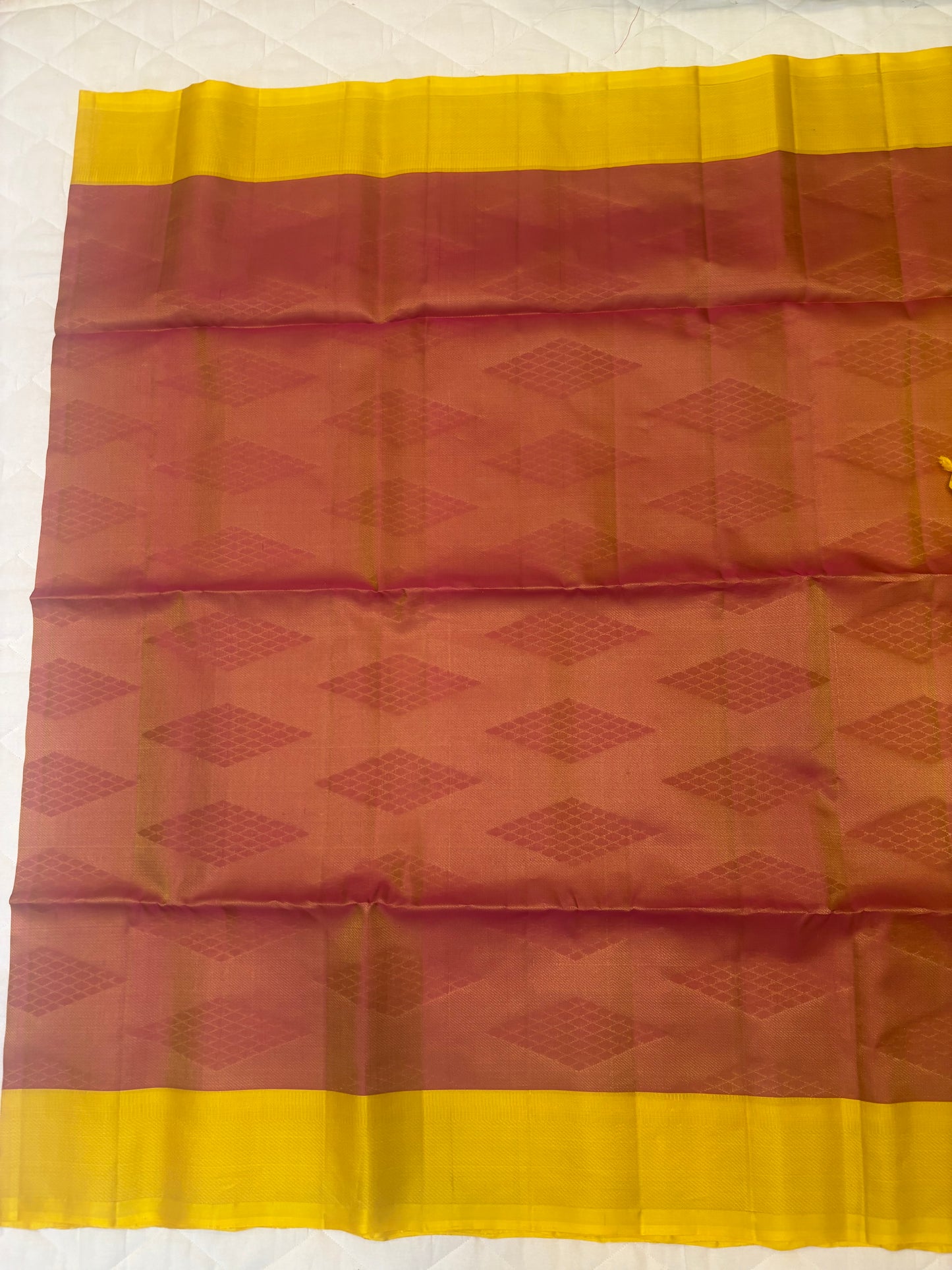 Kanishka onion pink handloom softsilk saree - all self design - Pure silk saree