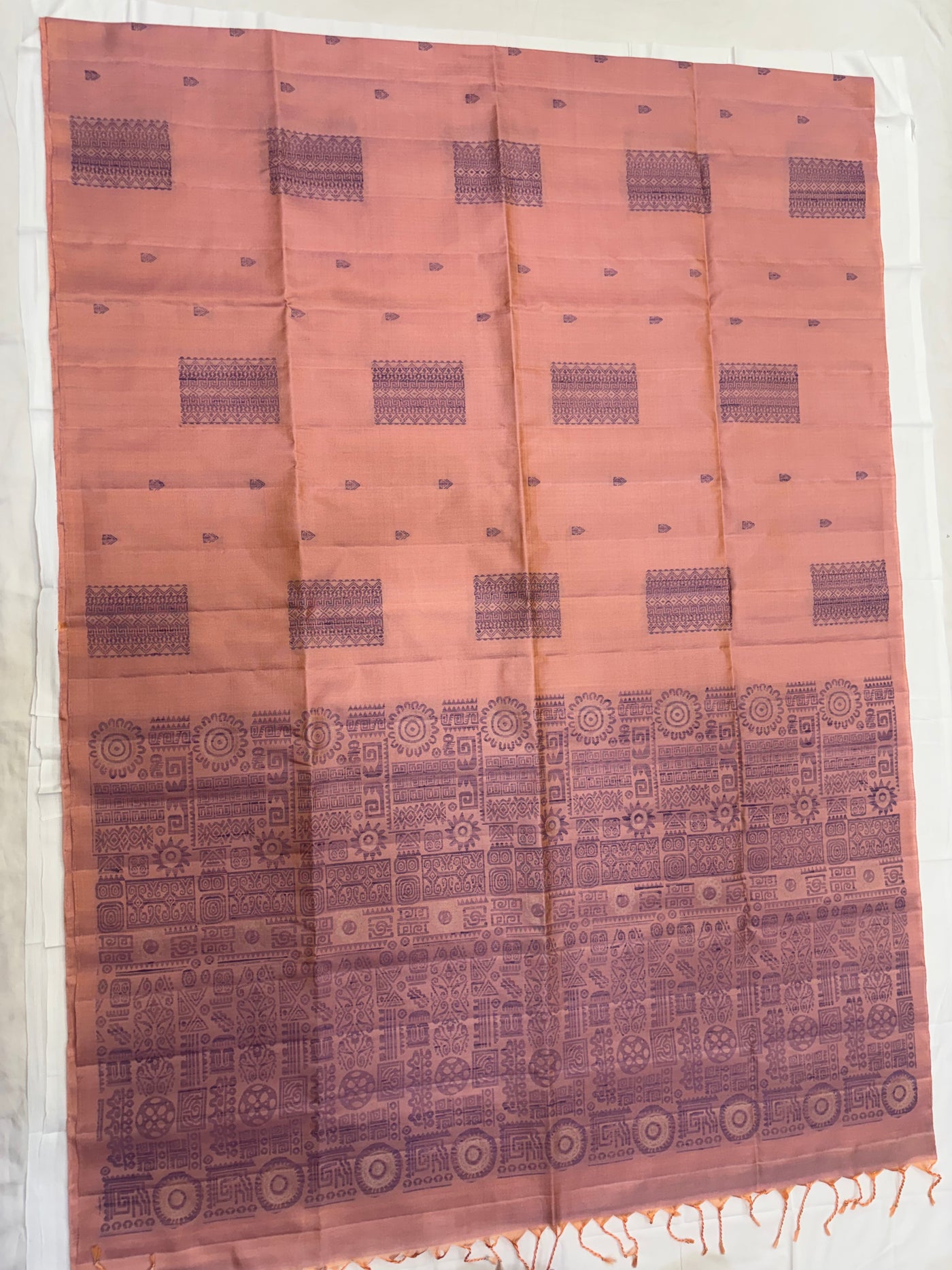 Anagha handloom softsilk saree with dubion threads butta - Pure silk saree