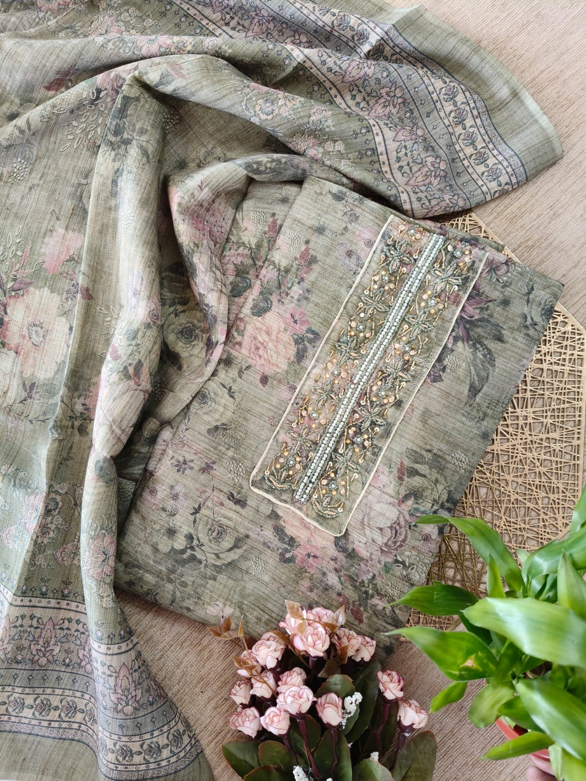 Linen salwar material