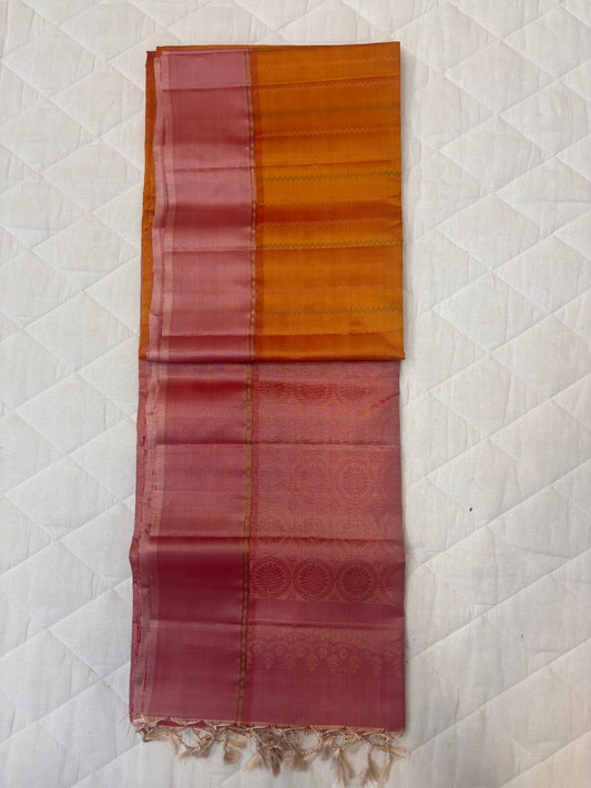 Poonkodi handloom softsilk saree - Pure silk saree-AK1111