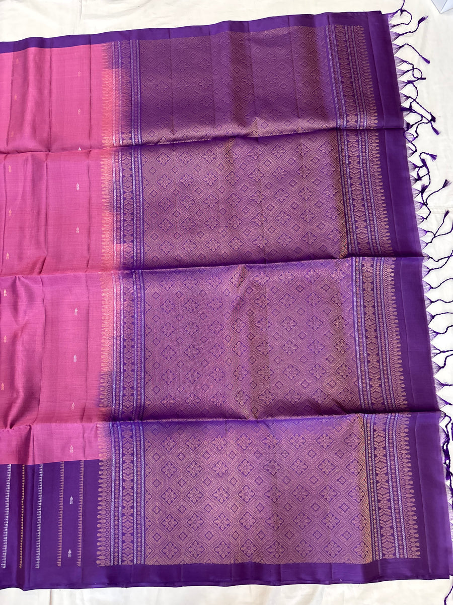 Venba handloom pure mix softsilk saree - BA103