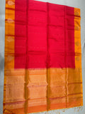 Vyanika thread checks with small Zari butta handloom softsilk saree - Pure silk saree