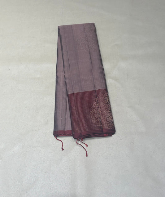 Vaidoori onion color handloom vaira oosi softsilk saree - Pure silk saree