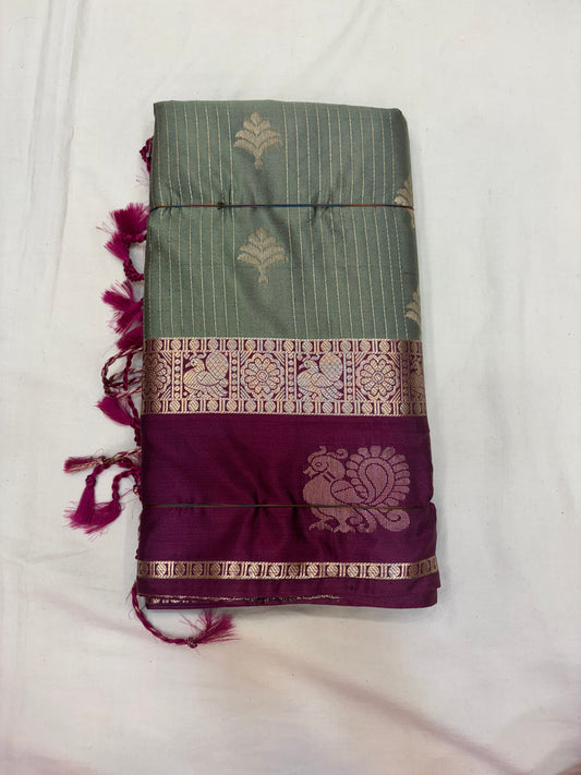 Mugil semi softsilk saree