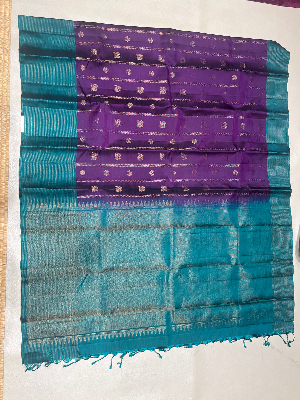 Vamika pure mix handloom softsilk saree