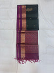 Maithre green softsilk saree - Pure silk saree-set8