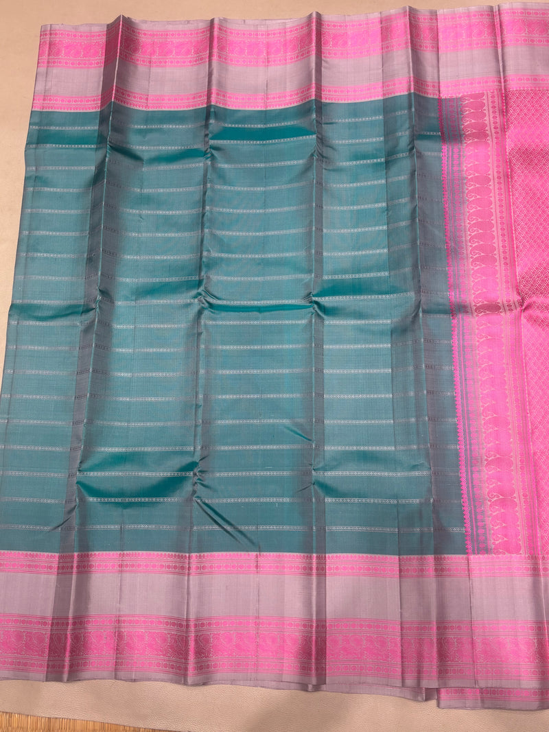 Charumati no zari handloom softsilk saree - Pure silk saree