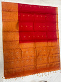 Adora Long border pure mix softsilk saree