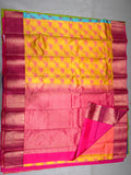Tashia yellow pure mix softsilk saree
