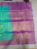 Mayuri green handloom softsilk saree - Pure silk saree