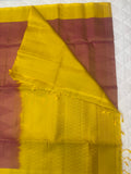 Kanishka onion pink handloom softsilk saree - all self design - Pure silk saree