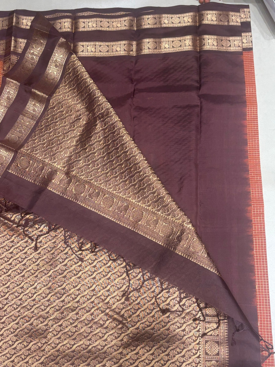 Tanushri handloom pure mix softsilk saree