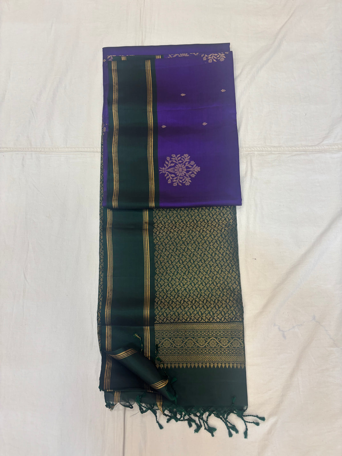 Saira handloom pure mix softsilk saree- BA103