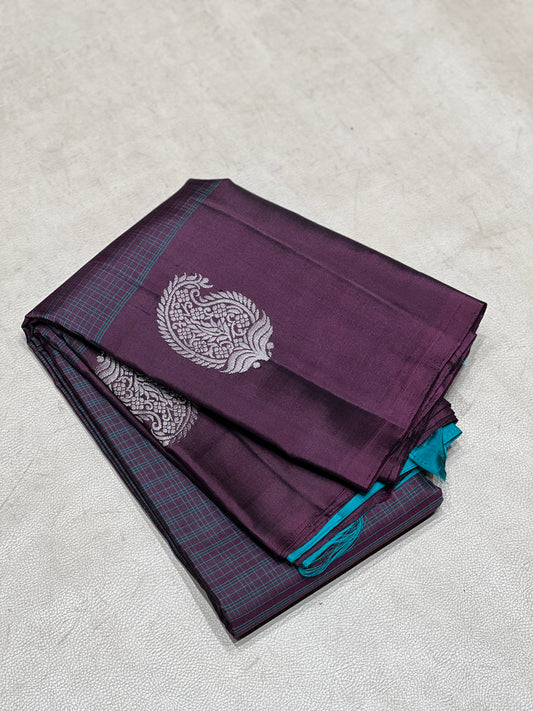 Charvika handloom softsilk saree - Pure silk saree- AV104