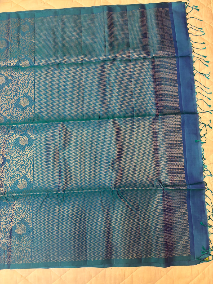 Vaanmozhi handloom softsilk saree - Pure silk saree - allself design