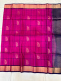 Anuki checked softsilk saree - Pure silk saree-set12
