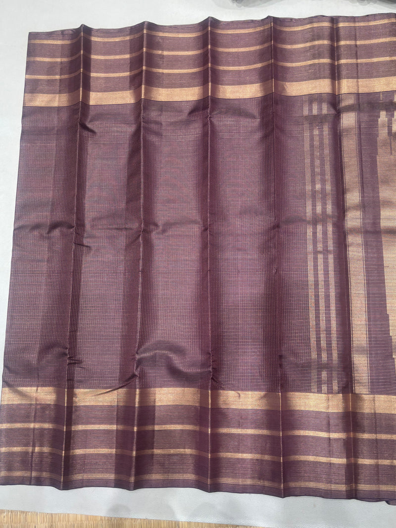 Ranjani wine color handloom softsilk saree - Pure silk saree