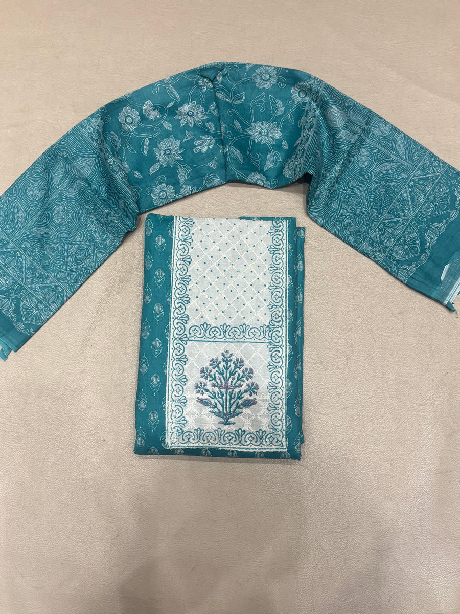Sowmya pure cotton salwar suit material