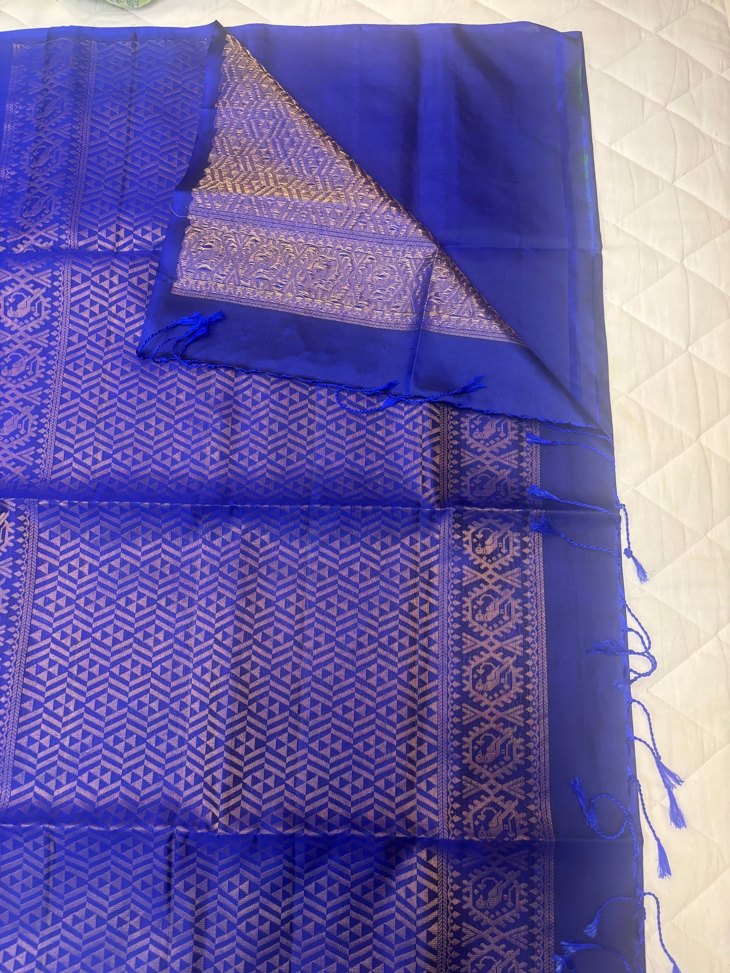 Paithani softsilk saree - self color - Pure silk saree