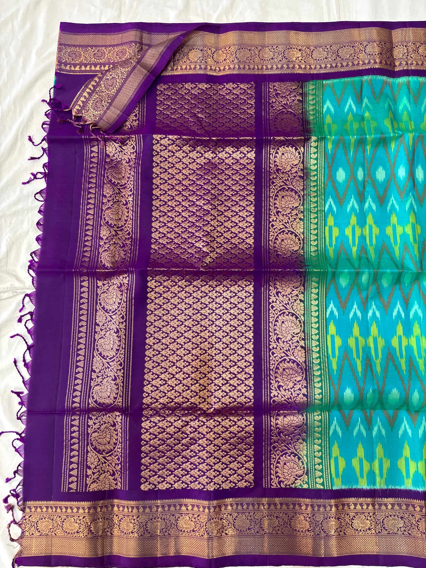 Amala handloom Pochampally Softsilk saree - Pure silk saree