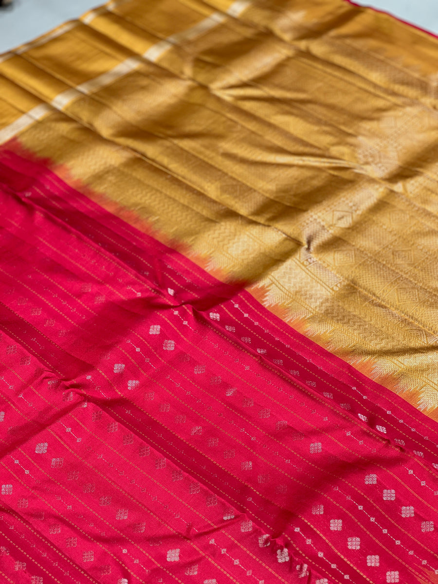 Savithri handloom softsilk saree - Pure silk saree- AV104