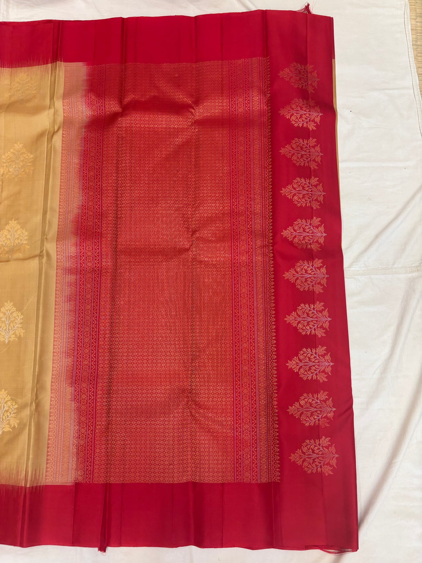 Yuvaa muted gold softsilk saree - Pure silk saree-set13