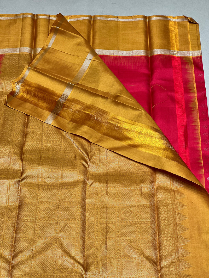 Savithri handloom softsilk saree - Pure silk saree- AV104