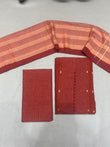 Maithili rust orange salwar suit