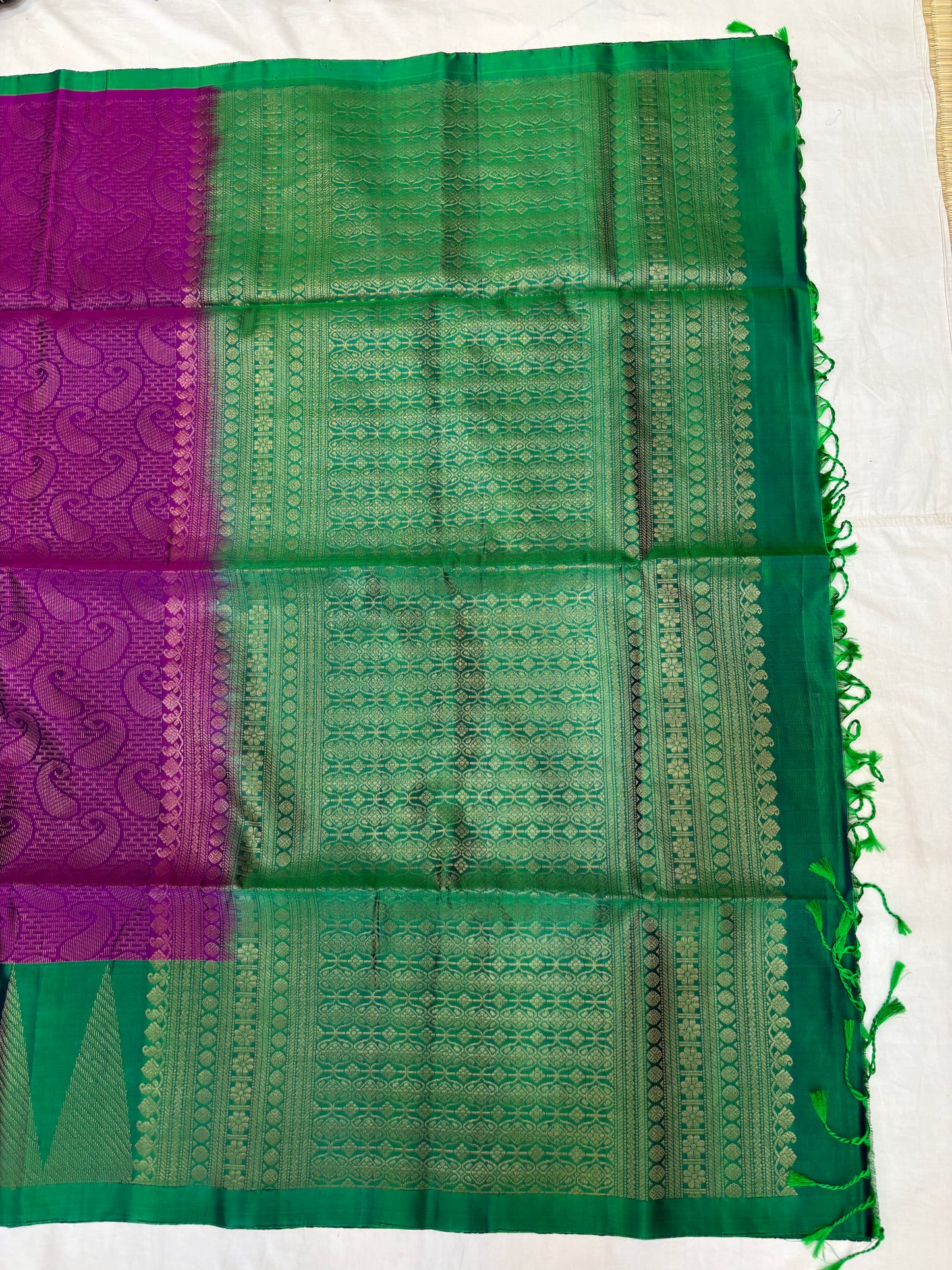 Iyalva all self purple softsilk saree - Pure silk saree-set12
