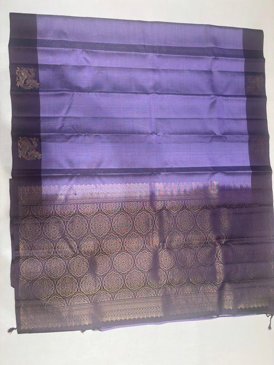 Mugilini vaira oosi handloom softsilk saree - Pure silk saree-WGV1101