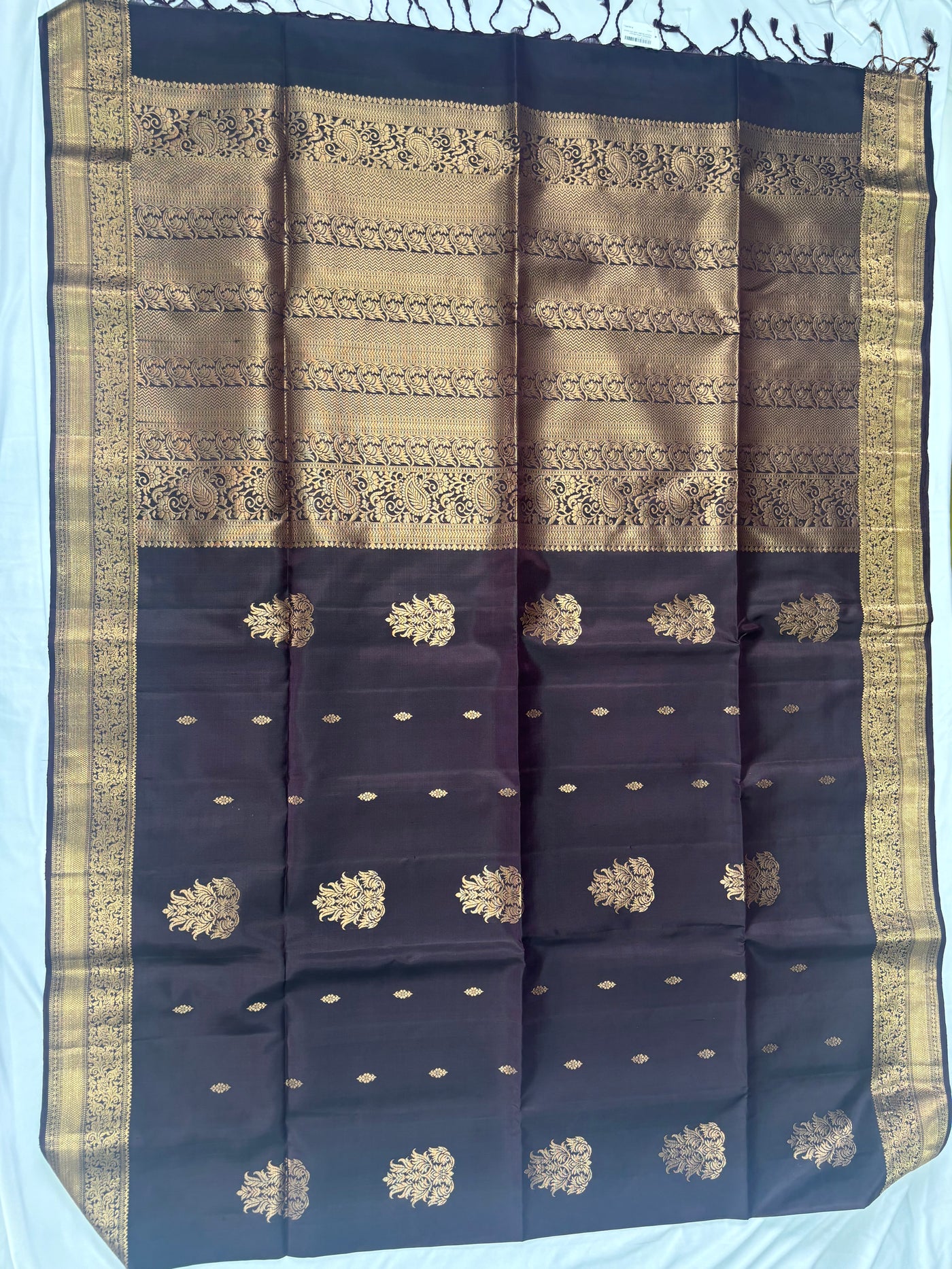 Anila coffee brown handloom softsilk saree - Pure silk saree