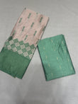 Nivriti raw silk green salwar suit