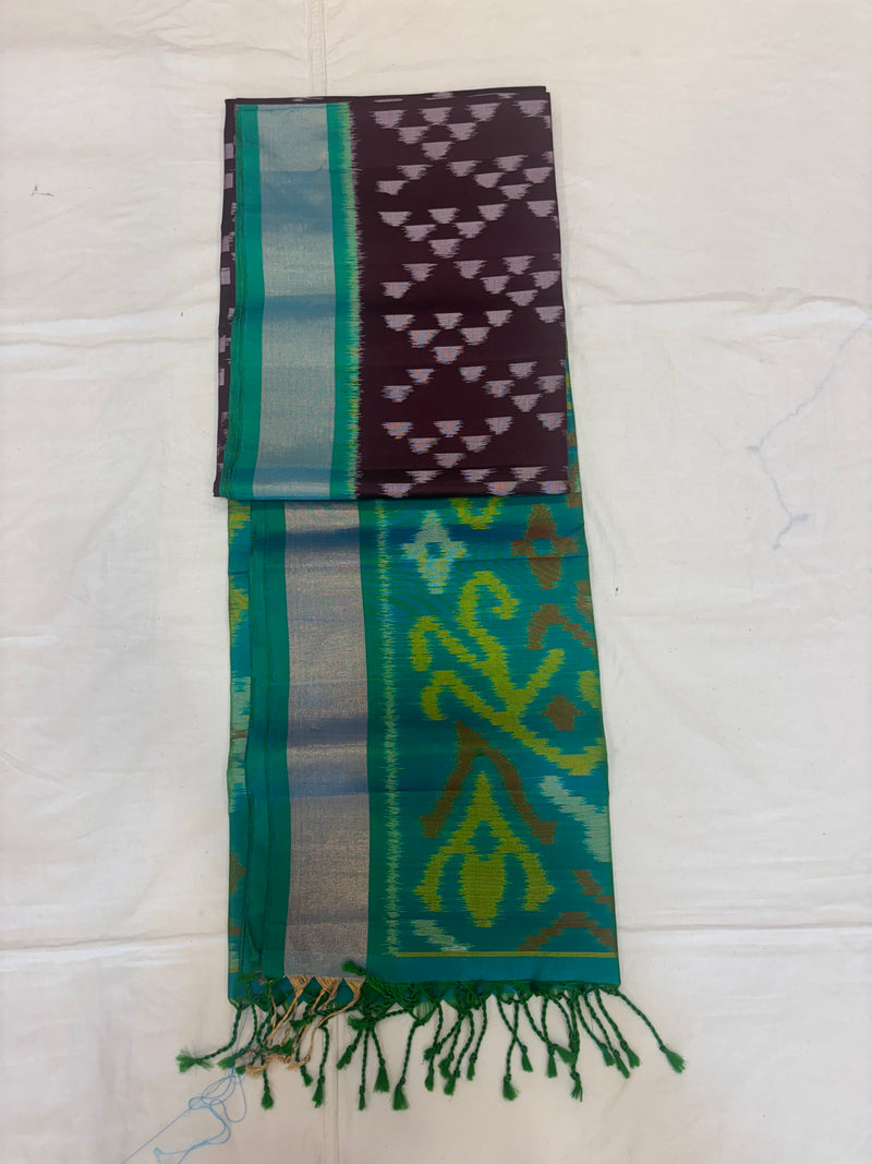 Taniya handloom Pochampally softsilk saree - Pure silk saree