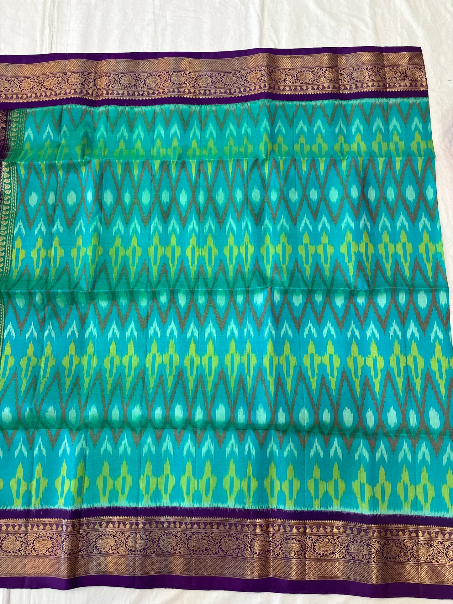 Amala handloom Pochampally Softsilk saree - Pure silk saree