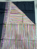 Karunya Black & multicolor handloom softsilk saree - Pure silk saree