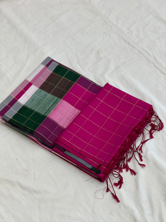 Shyama handloom softsilk saree - Pure silk saree