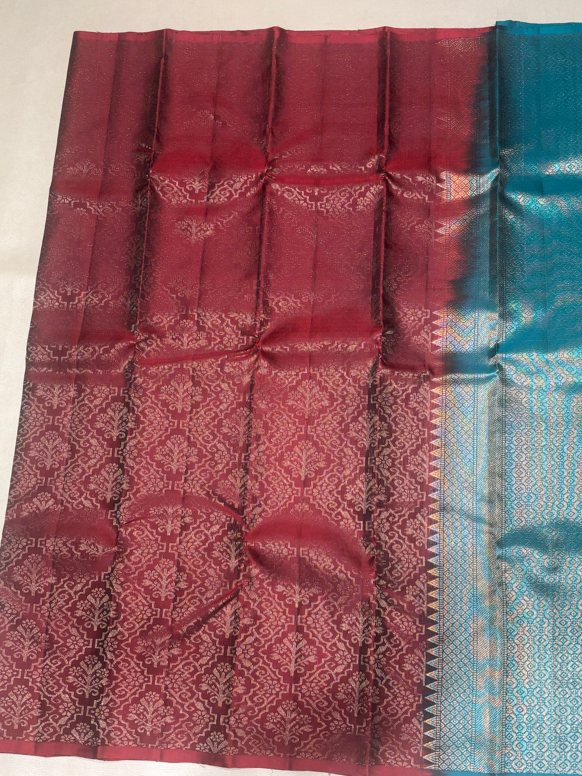 Aarini pure mix all self handloom Softsilk saree