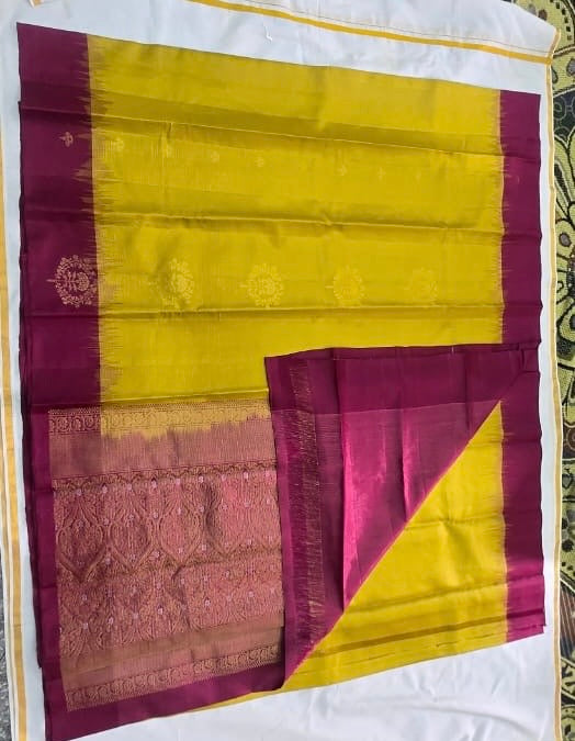Gauri handloom softsilk saree - Pure silk saree- AK1101