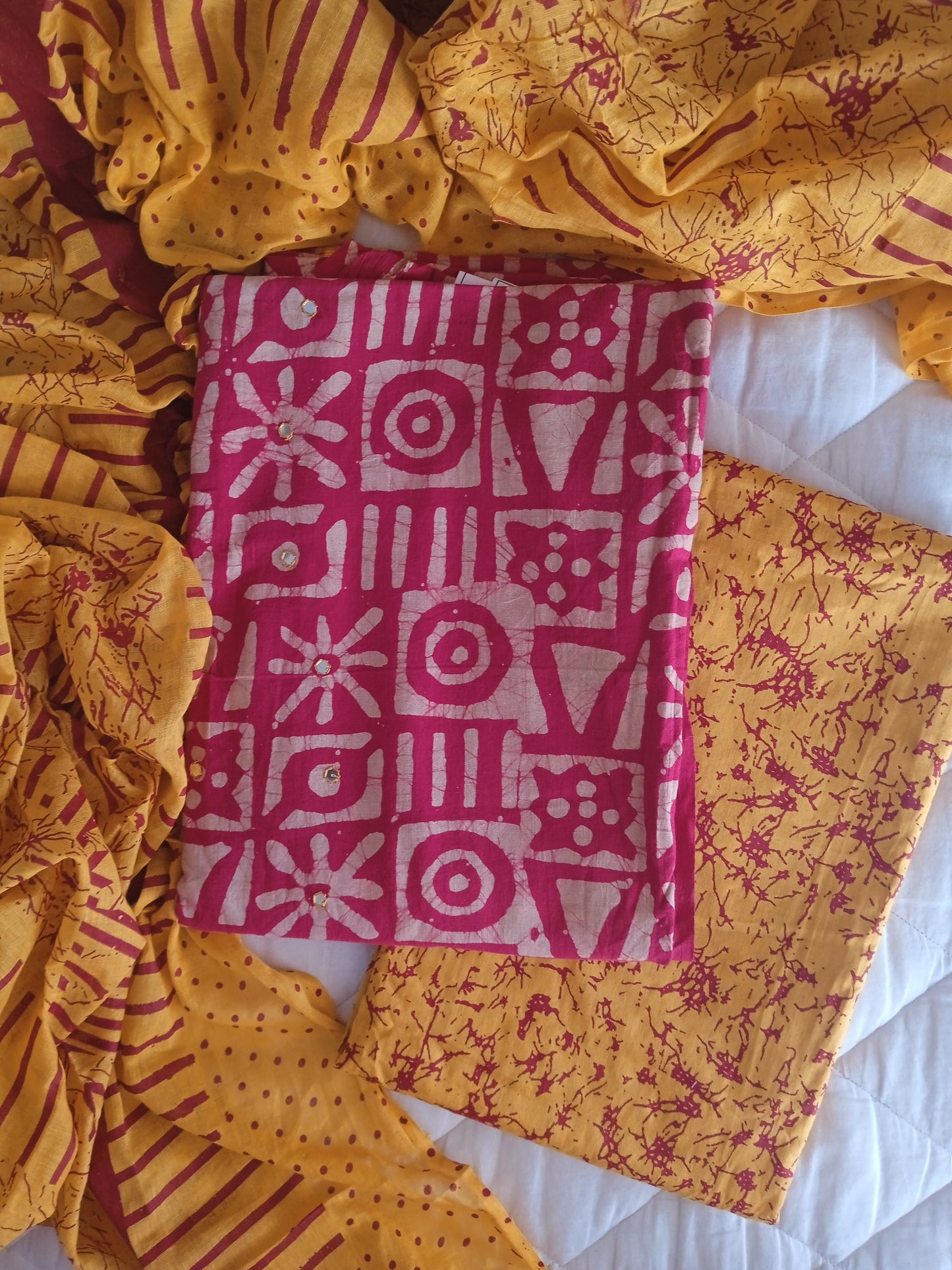 Shibori Salwars