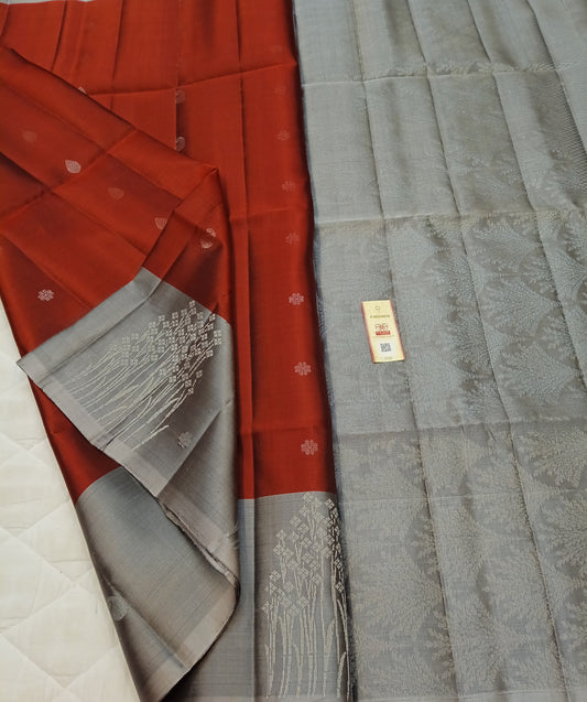 Soft Silk - Vriksha - handloom softsilk saree - 2 colors