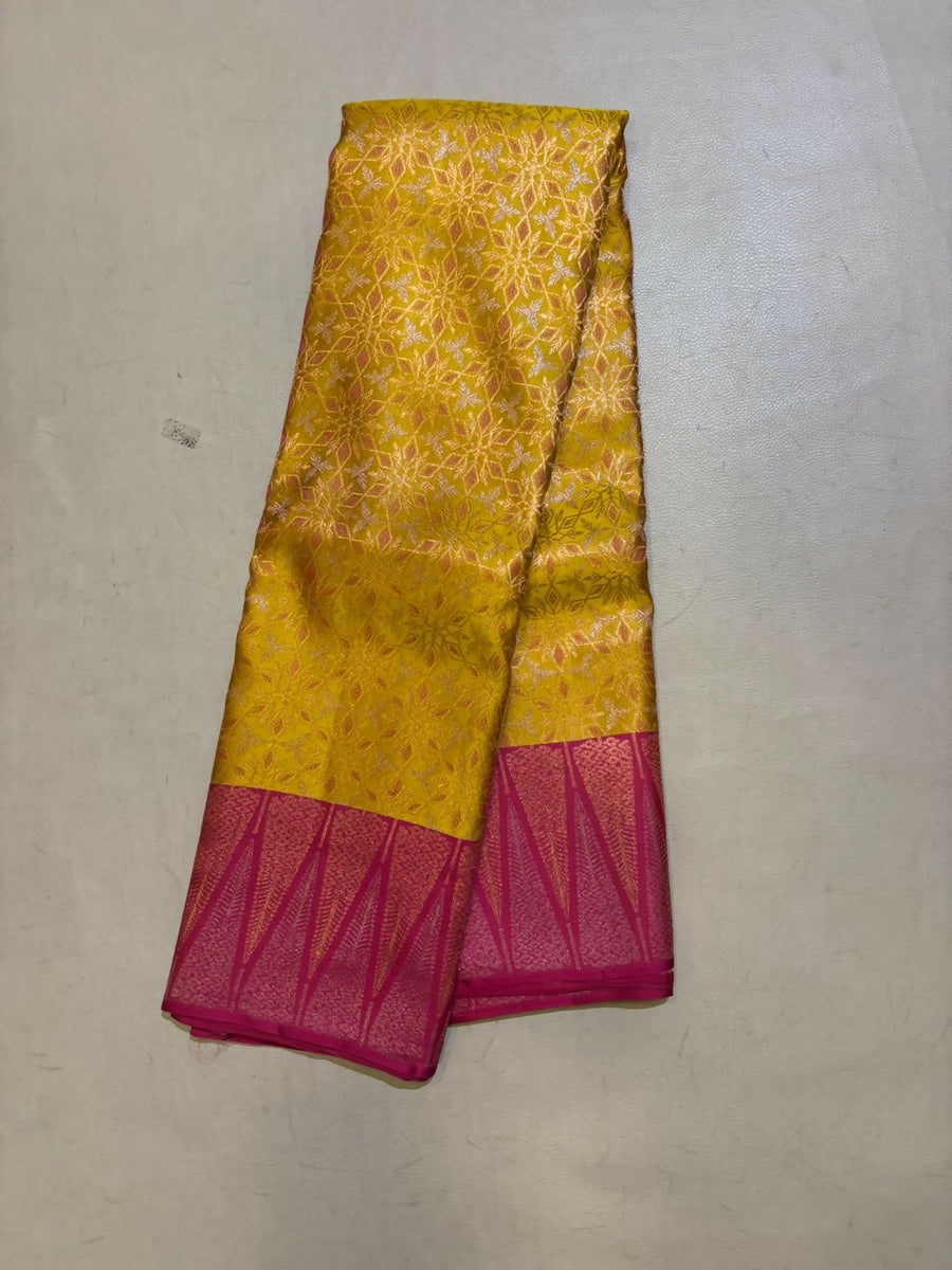 Kiaara Bridal silk saree - Pure silk saree