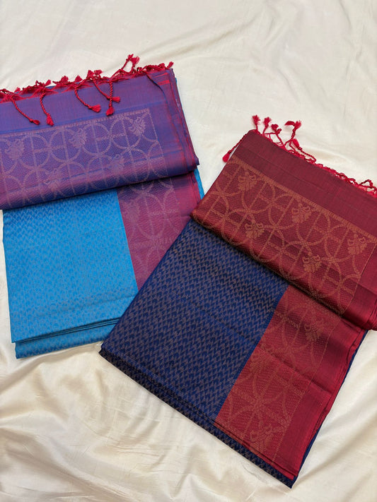 Yazhini Soft Silk saree - Pure silk saree