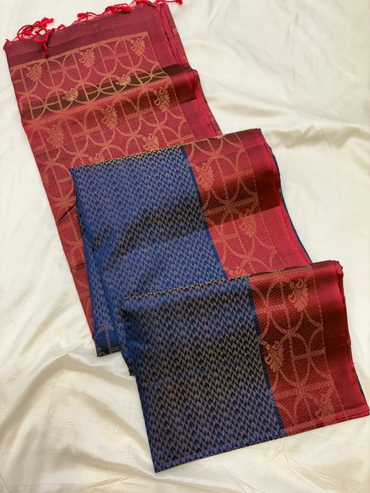 Yazhini Soft Silk saree - Pure silk saree