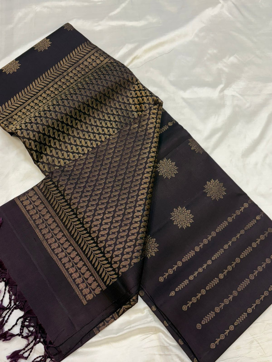 Manjari Soft Silk saree - Pure silk saree