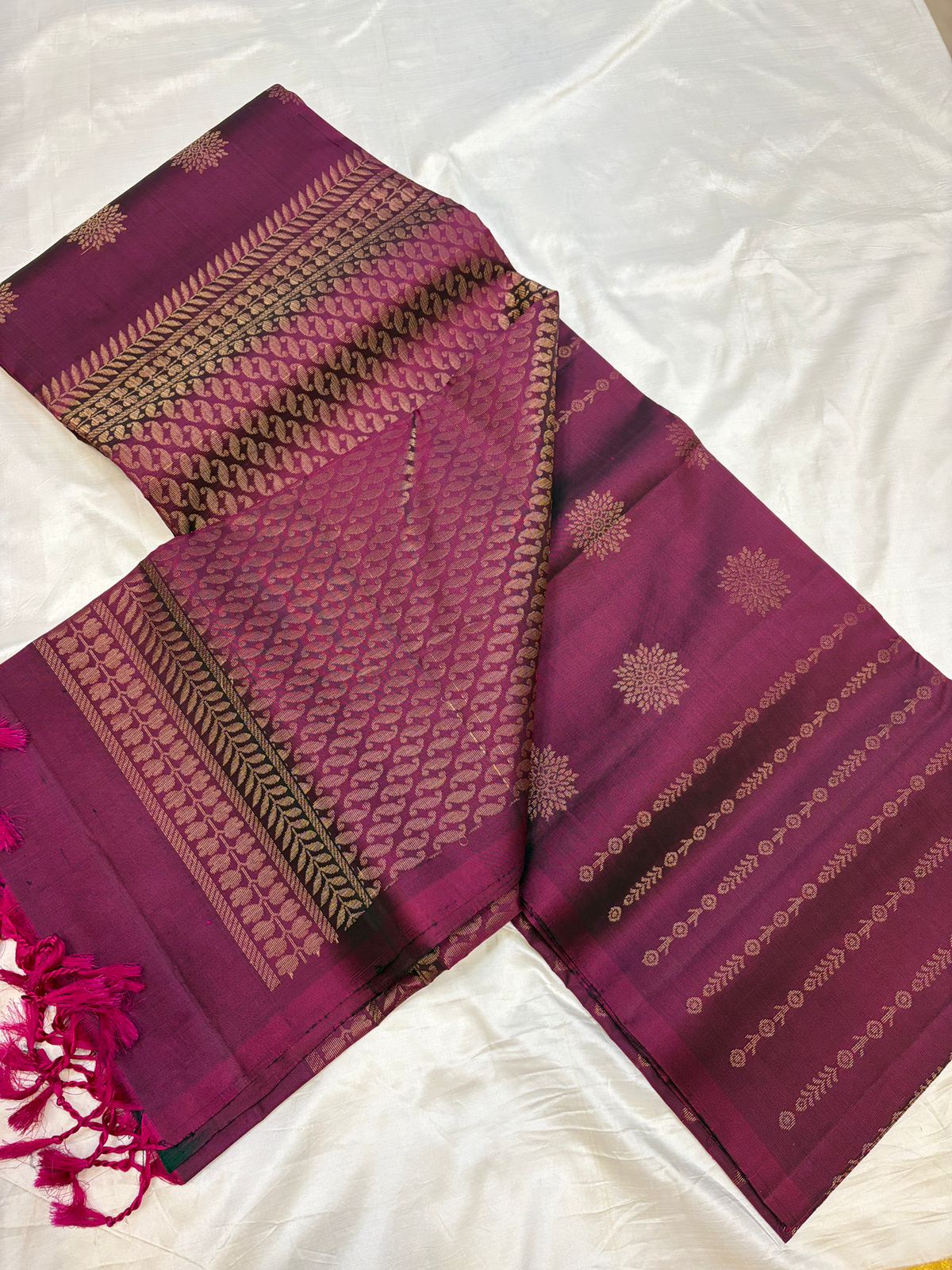 Manjari Soft Silk saree - Pure silk saree