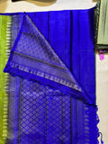 Tanvi parrot green handloom softsilk saree - Vaira oosi design - Pure silk saree