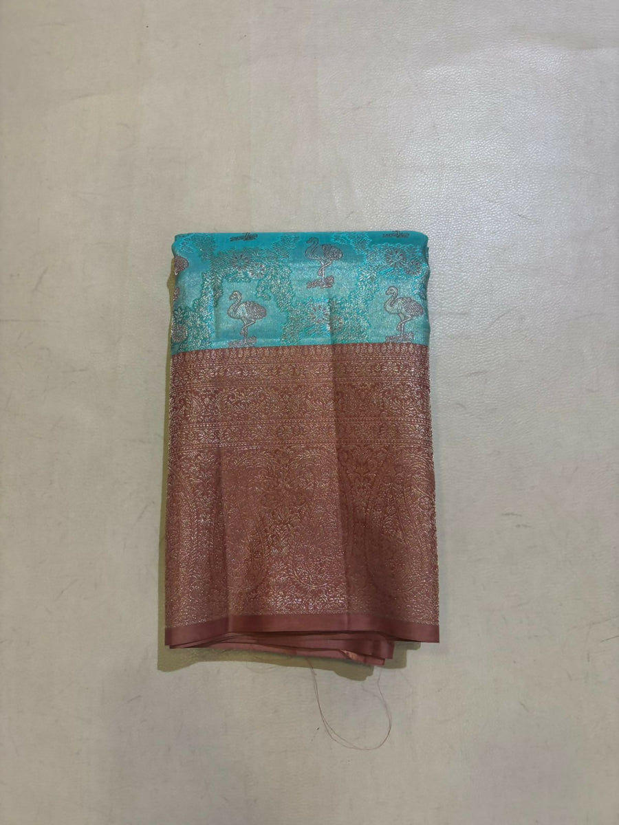 Diya Bridal handloom silk saree - Pure silk saree