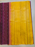 Paarvai handloom softsilk saree - Pure silk saree-AK1107