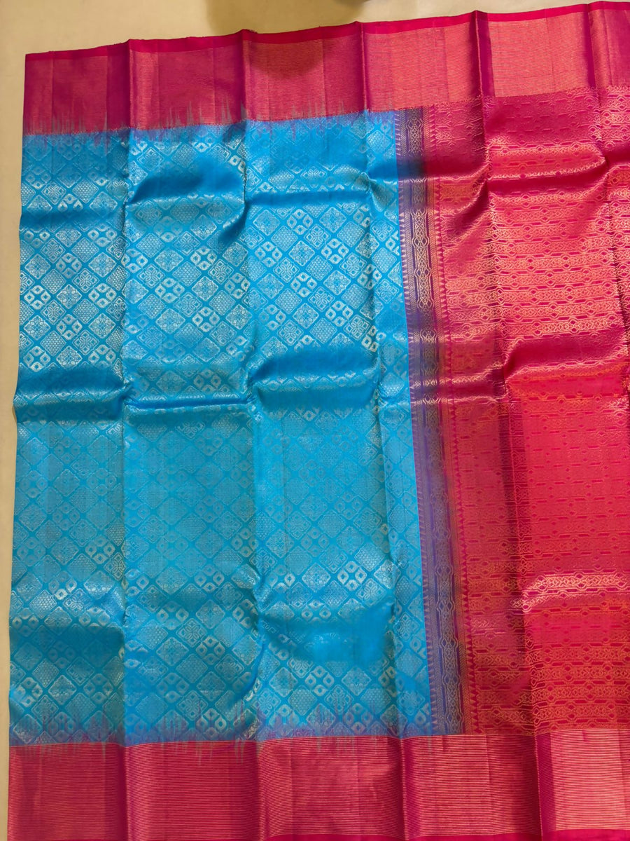Reyna handloom softsilk saree - Pure silk saree set6