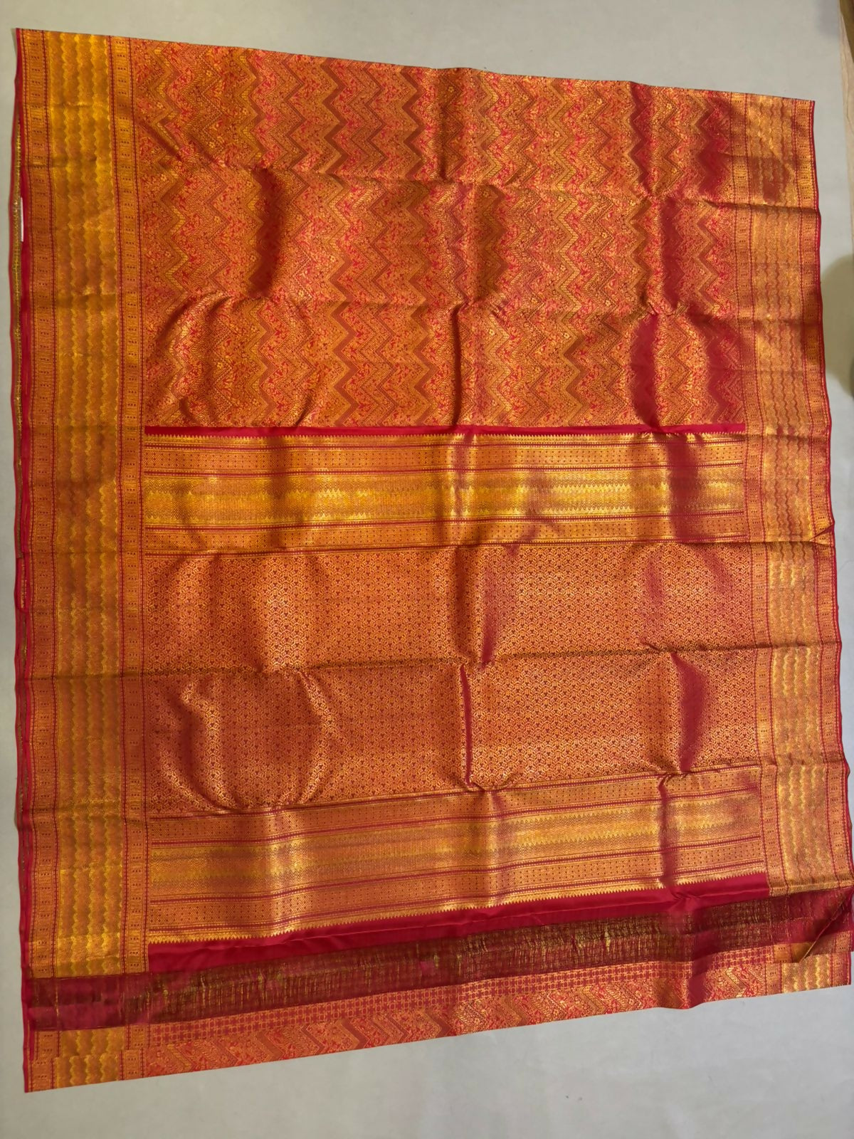 Ashritha Bridal silk saree - Pure silk saree